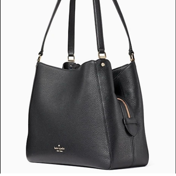 KATE SPADE NEW YORK LEILA LEATHER MEDIUM TOTE SHOULDER BAG - Picture 5 of 6